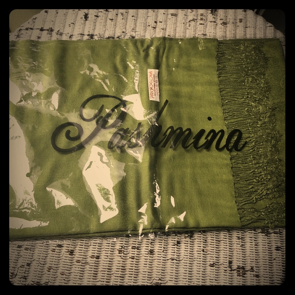 Pashmina Scarf 30% Silk. New in bag; Never Worn.